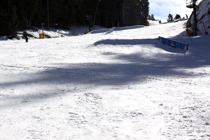 Looking up at Lower Chisolm.