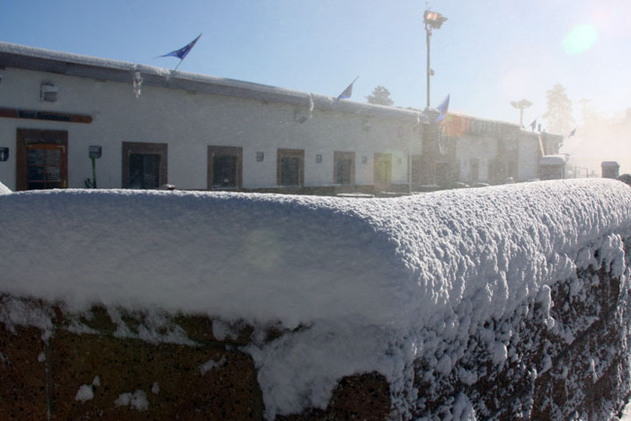 Fresh snow overnight.