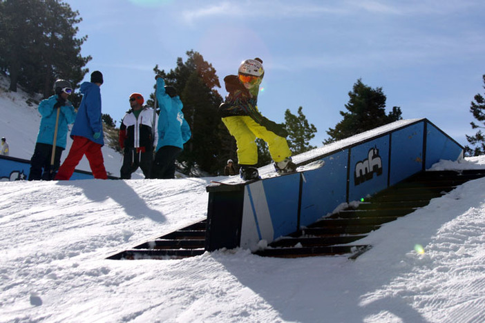 Showing them how its done grom style.