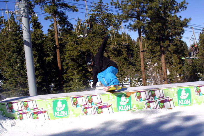 Smooth tail slide on the Klen Box.