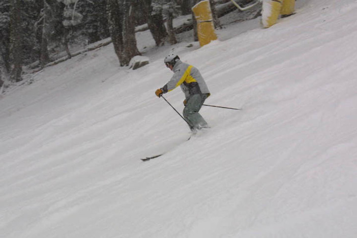 6 to 8 inches of new snow and it's still falling!