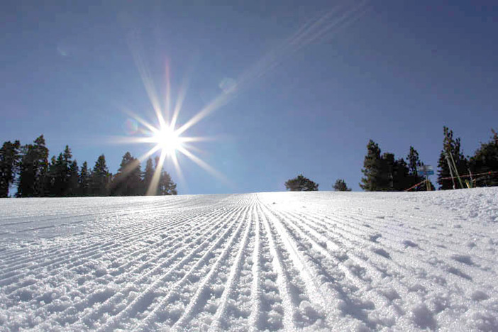 Come carve up the freshly groomed corduroy.