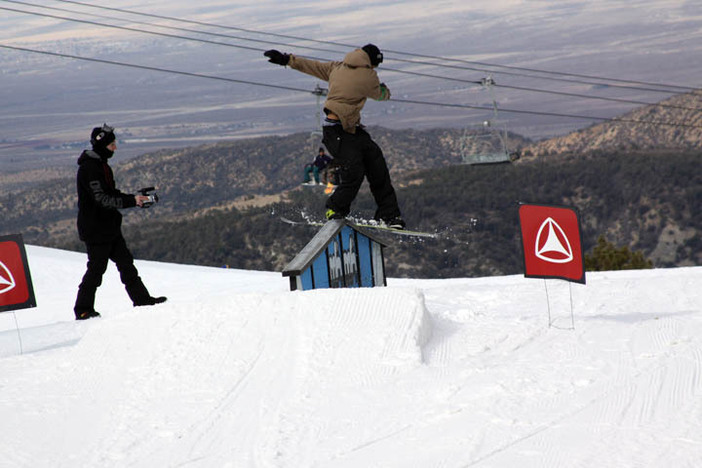 Dome hitting up the A-Frame Rail.