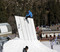 X Games rider Ian Thorley high up on the Playground wallride.