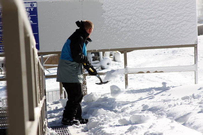 Digging out the Moving Carpet at West.