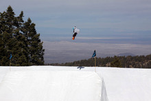 Cory Cronk airing over the first table on Pipeline.