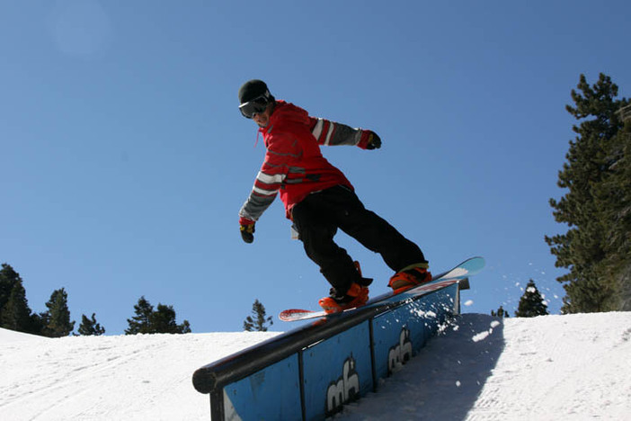 Spencer getting all of the Down Rail on Lower Chisolm.