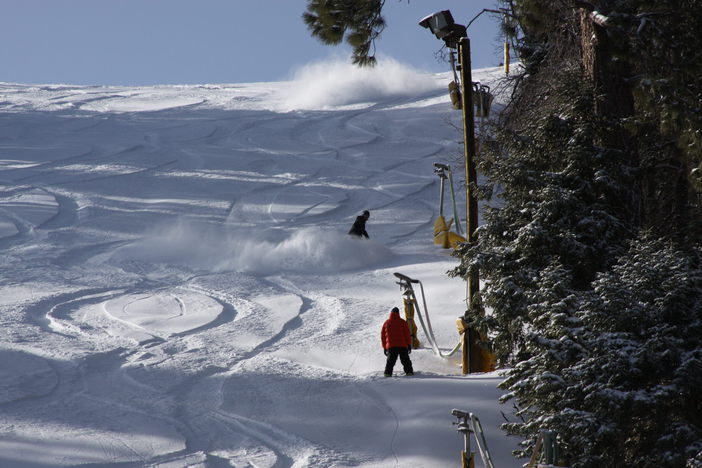 Come and ride tomorrow...FRESH POW!!!  FALLING NOW!!!