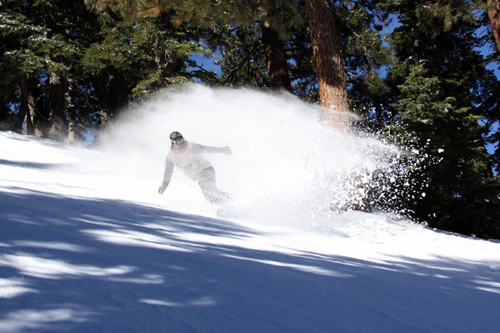 Huge POW slashes...Good times here at Mountain High.