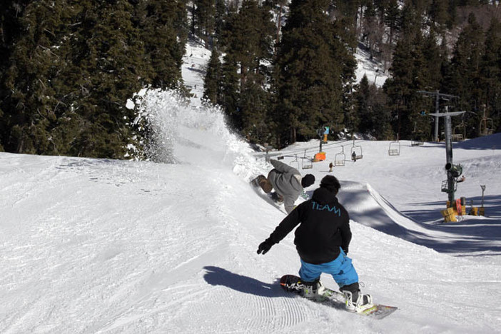 Another day shredding at Mountain High.