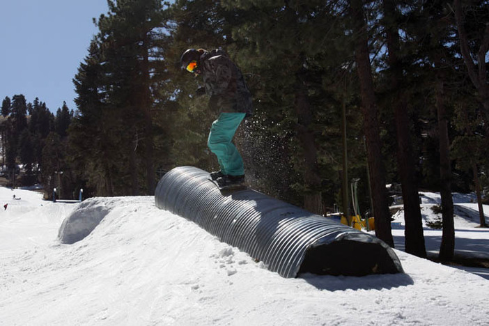 The park is so fun right now with the new snow.