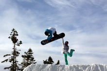 Todd Proffit airing over Christina and the new Quarterpipe bottom of Pipeline.