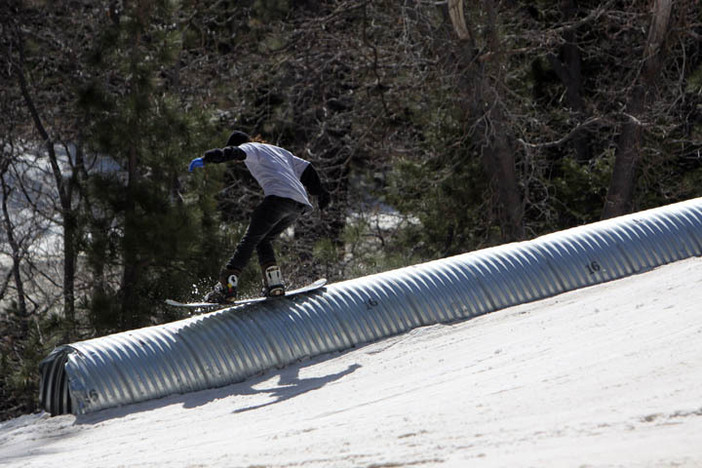 Tail press in Creekside.