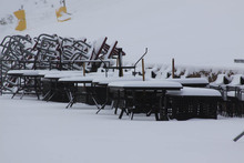 Fresh snow covers the West Deck.