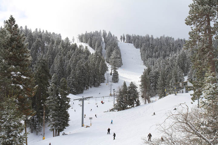 The majority of the mountain remains ungroomed.  Photo courtesy of Dennis Nadalin.