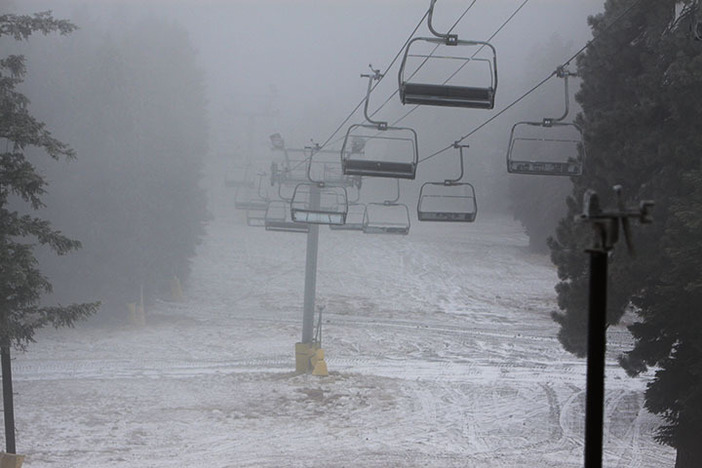 A nice dusting of snow overnight.