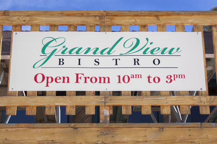 The Grand View Bistro is open today through the holiday weekend.  Located at the summit of the East Resort.