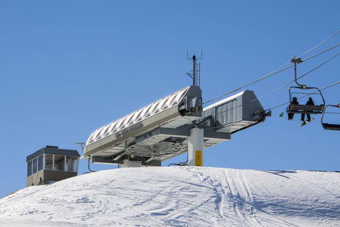 The Mountain High Express accesses one of the longest runs in Southern California.