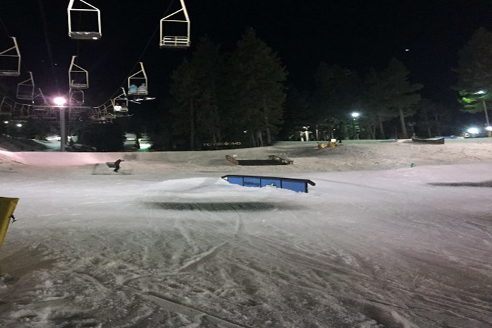 Park Laps Under the Night Lights.