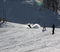 Carving through the packed powder on Lower Chisolm.