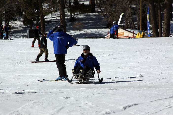 Winter Sports School's adaptive ski program.
