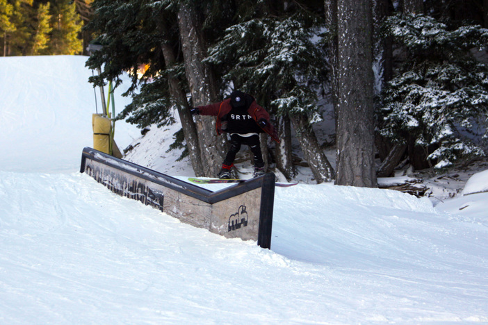 BS Boardslide through the kink.