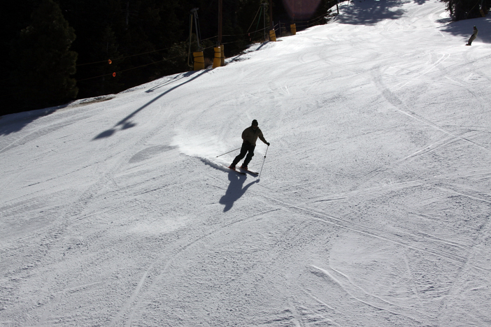 Ripping turns at the top of Wyatt.