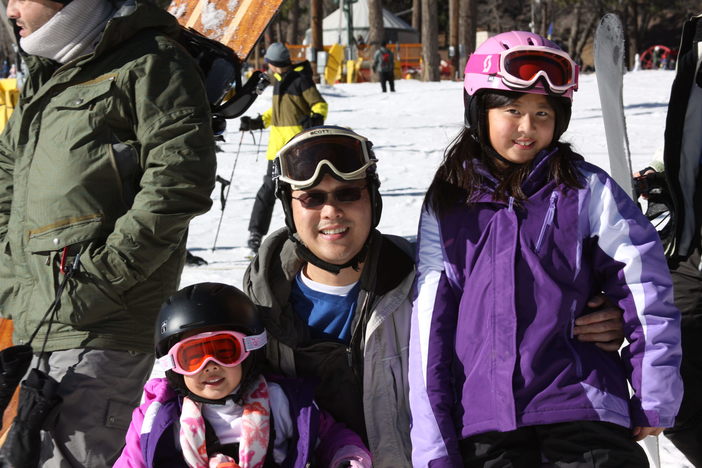 Family trip to the snow.