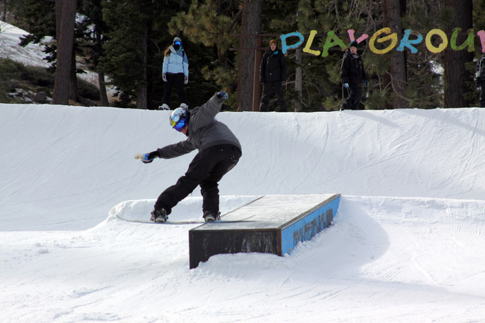 Steezed out backside tailslide.