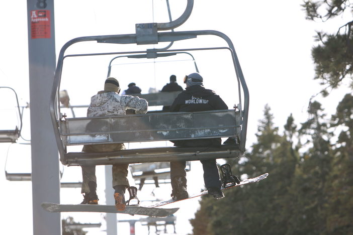 BFF's on the lift.