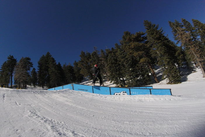 Back Board on the flat down box on lower chisolm. Shot on a GoPro Session. #GoPro