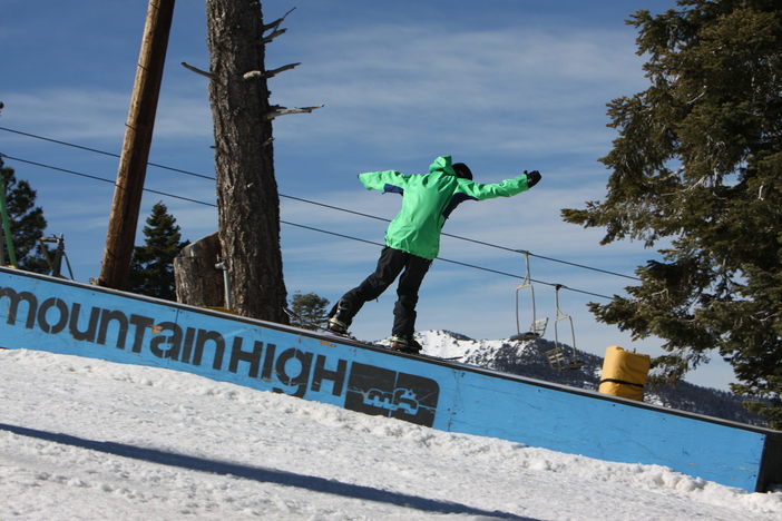 Nose Press with Mt. Baden-Powell watching over.