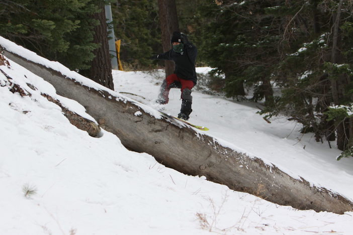 Having fun in the Woodworth Gulch.