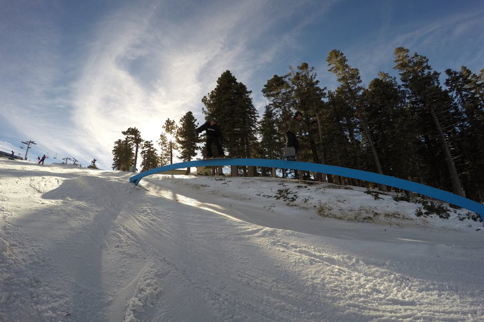 @jordangibson @treverhaas having some double fun on the rainbow rail.