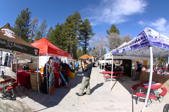 Enjoy a tasty beverage from Hangar24, Golden Road, San Antonio Winery and many more on the West Sundeck.