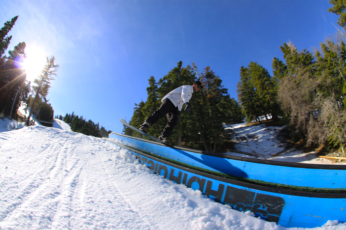 Lip slide on the Klein rail.