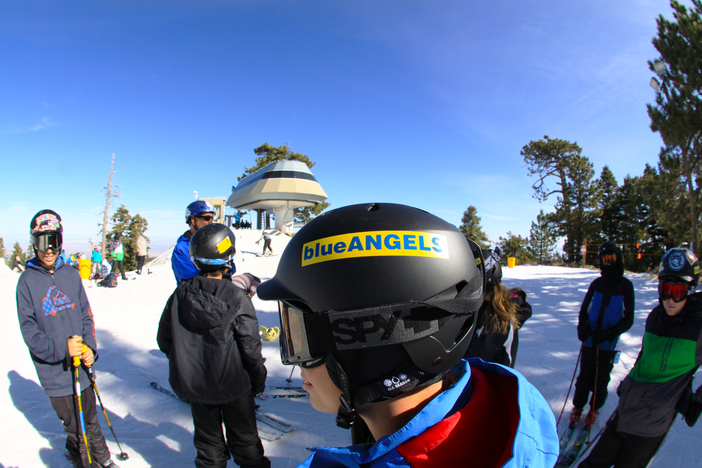 Blue Angels riding at Mountain High.