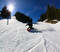 Carving up Lower Chisolm. Still plenty of snow for you to lay down those fat slashes and euro carves on.