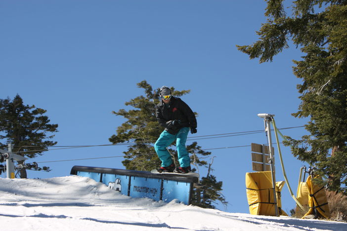 Switch 50/50 to 180 out on the Mikey Rail.