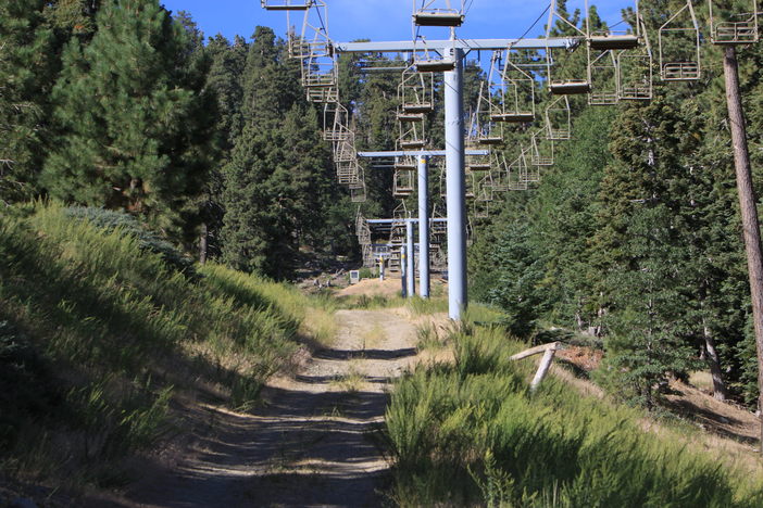 The log drop under lifts 1 & 2 is ready for winter. Are you?