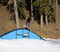 Nose Press through the Rainbow Rail on Lower Chisolm.