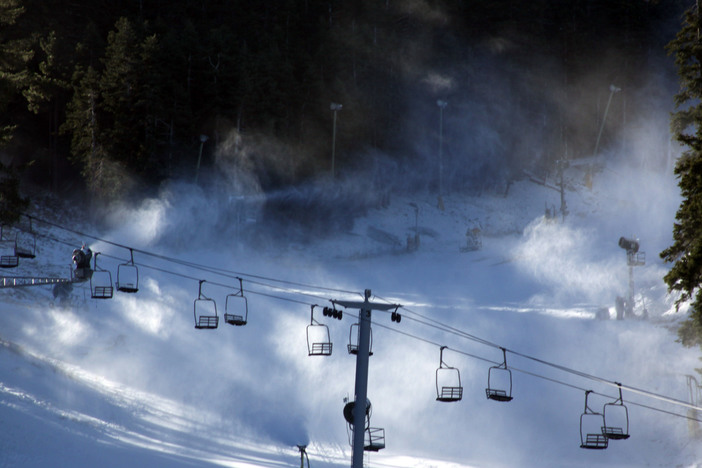 View of Lower Chisholm from the top of Coyote Lift.