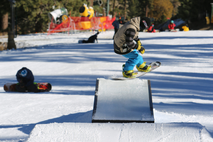 Cruising through the rail garden on Cruiser.