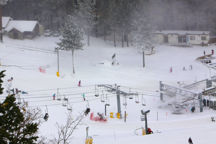 Birds eye view of the base of West.